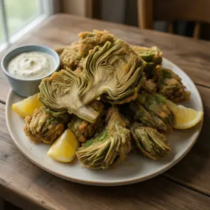 Nationalgericht Italien: Carciofi Fritti (Rezept)