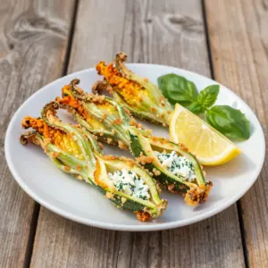 Nationalgericht Italien: Fiori di Zucca Ripieni (Rezept)