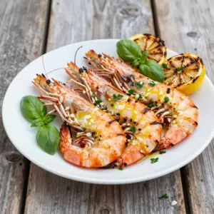 Nationalgericht Italien: Gamberoni alla Griglia (Rezept)