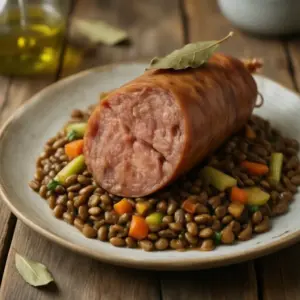 Nationalgericht Italien: Zampone con Lenticchie (Rezept)