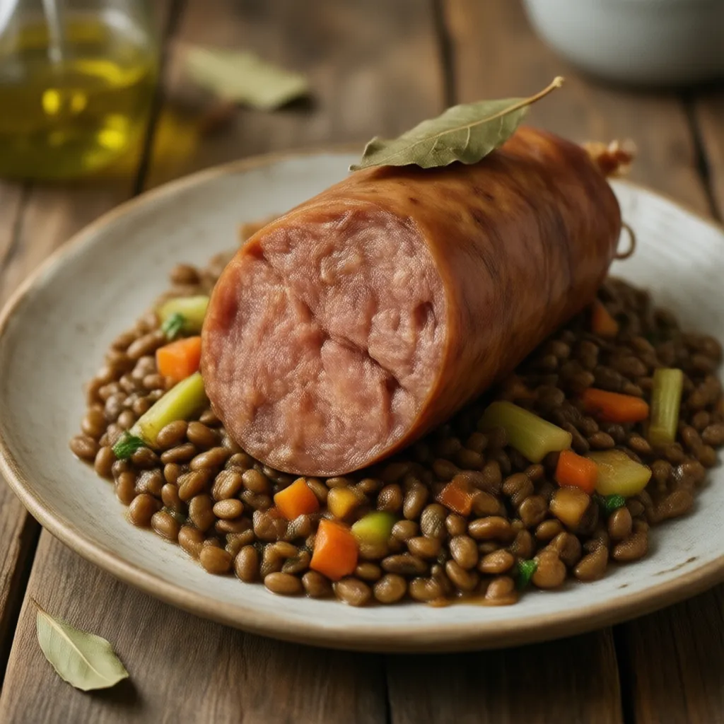 Nationalgericht Italien: Zampone con Lenticchie (Rezept)