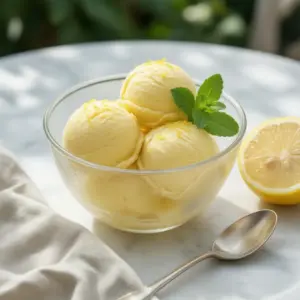 Nationalgericht Italien: Zitronensorbet (Rezept)
