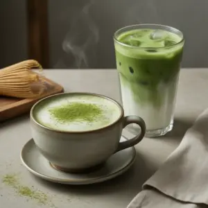 Nationalgericht Japan: Matcha Latte (Rezept)
