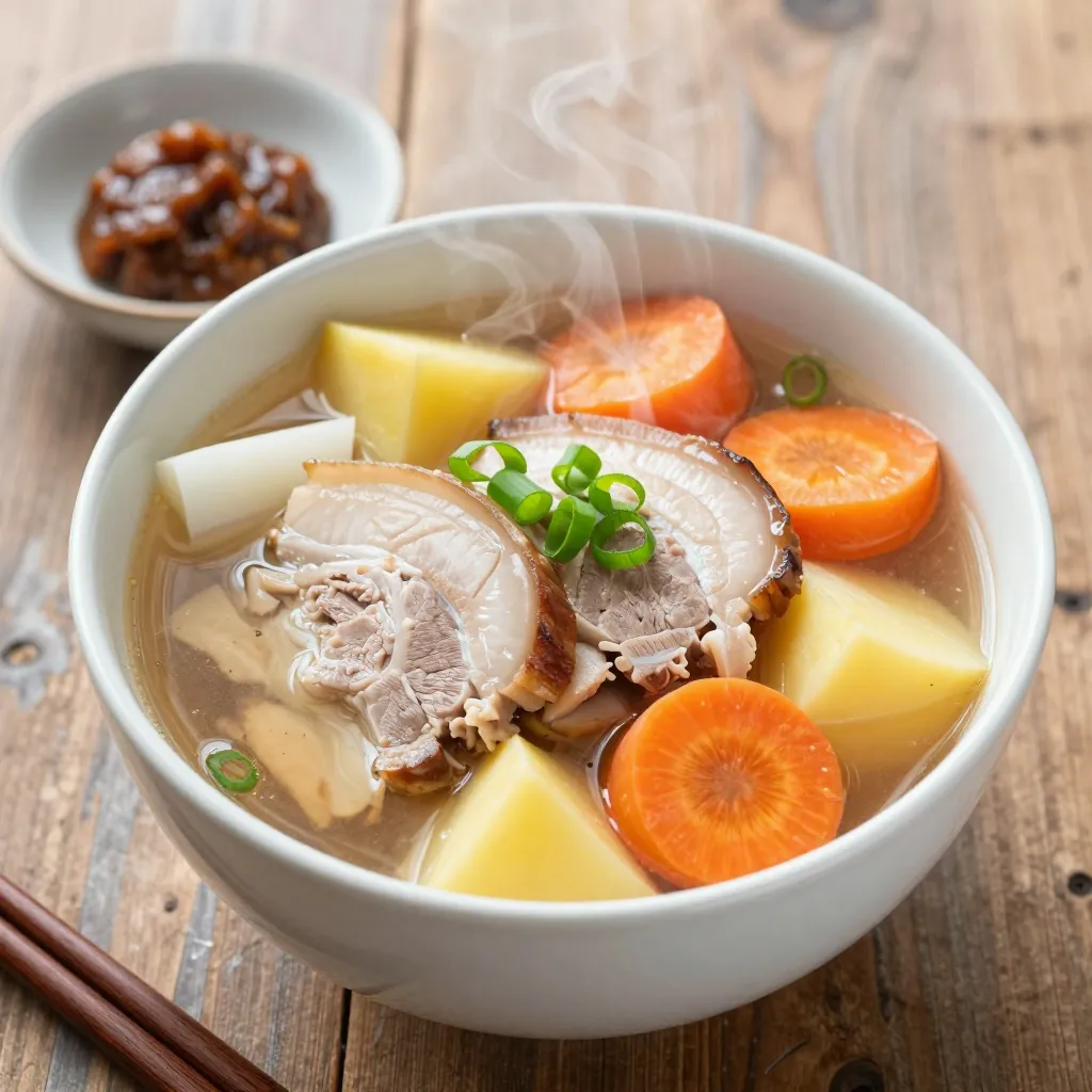Nationalgericht Japan: Tonjiru (Rezept)