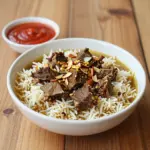 Nationalgericht Jordanien: Ruz wa Lahme (Rezept) Nationalgericht Jordanien: Ruz wa Lahme (Rezept)