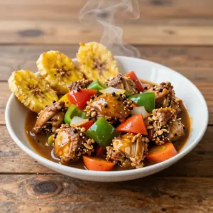 Nationalgericht Kamerun: Poulet DG (Rezept)