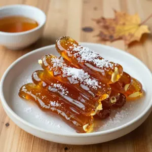 Nationalgericht Kanada: Maple Snow Taffy (Rezept)