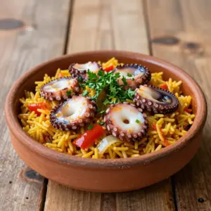 Nationalgericht Kap Verde: Arroz de Polvo (Rezept)