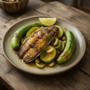 Nationalgericht Kap Verde: Peixe com Banana Verde (Rezept)