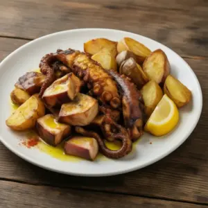 Nationalgericht Kap Verde: Polvo Grelhado com Batatas (Rezept)