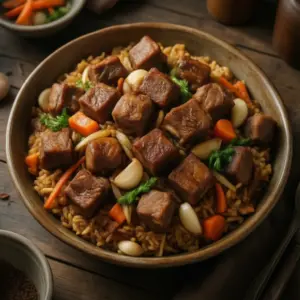 Nationalgericht Kirgistan: Plov (Rezept)