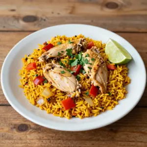 Nationalgericht Kolumbien: Arroz con Pollo (Rezept)