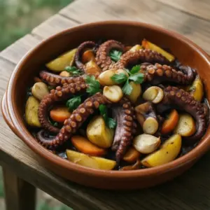 Nationalgericht Kroatien: Hobotnica ispod peke (Rezept)