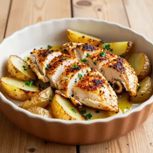 Nationalgericht Kroatien: Pečena Piletina s Krumpirom (Rezept)