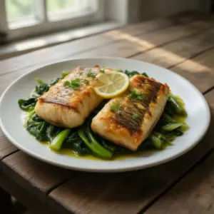 Nationalgericht Kroatien: Pečena Riba s Blitvom (Rezept)