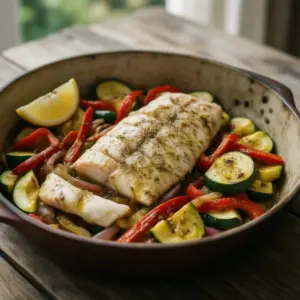 Nationalgericht Kroatien: Pečena Riba s Povrćem (Rezept)