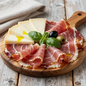 Nationalgericht Kroatien: Pršut i Sir s Maslinama (Rezept)
