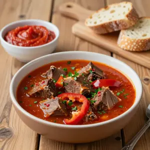 Nationalgericht Kroatien: Tradicionalni Lovački Paprikaš (Rezept)