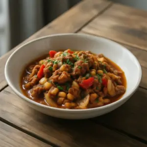 Nationalgericht Kuba: Picadillo de Soja (Rezept)