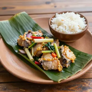 Nationalgericht Laos: Mok Pa (Rezept)