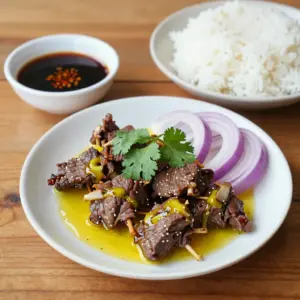 Nationalgericht Laos: Nam Tok (Rezept)