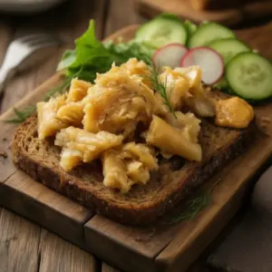 Nationalgericht Lettland: Kūpināta zivju plate (Rezept)