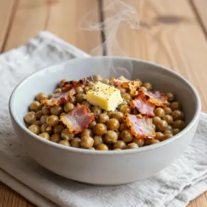 Nationalgericht Lettland: Pelēkie zirņi (Rezept)