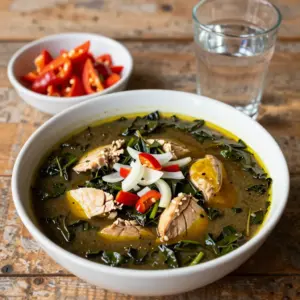 Nationalgericht Liberia: Bitterleaf Soup (Rezept)