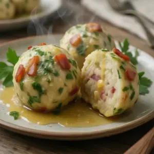 Nationalgericht Liechtenstein: Speckknödel (Rezept)