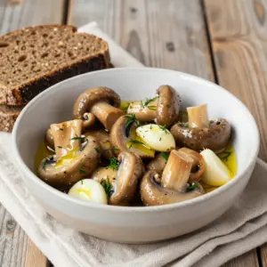 Nationalgericht Litauen: Sūrūs baravykai (Rezept)