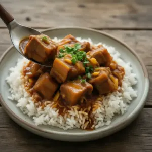 Nationalgericht Madagaskar: Henakisoa sy Vary (Rezept)