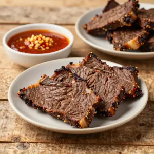 Nationalgericht Mali: Viande Séchée au Feu de Bois (Rezept)