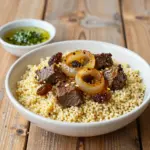 Nationalgericht Marokko: Couscous Tfaya (Rezept) Nationalgericht Marokko: Couscous Tfaya (Rezept)