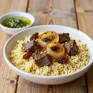 Nationalgericht Marokko: Couscous Tfaya (Rezept)