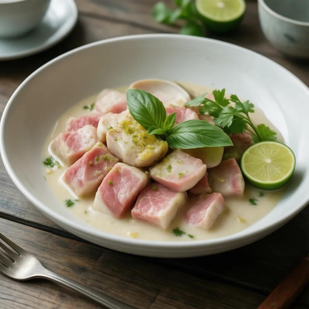 Nationalgericht Marshallinseln: Poached Lobster in Coconut Sauce (Rezept)