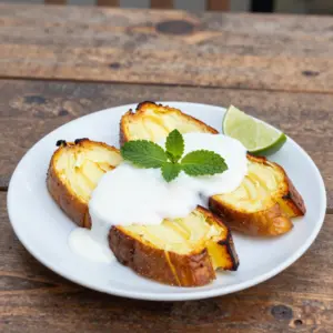 Nationalgericht Marshallinseln: Roasted Breadfruit with Coconut Sauce (Rezept)