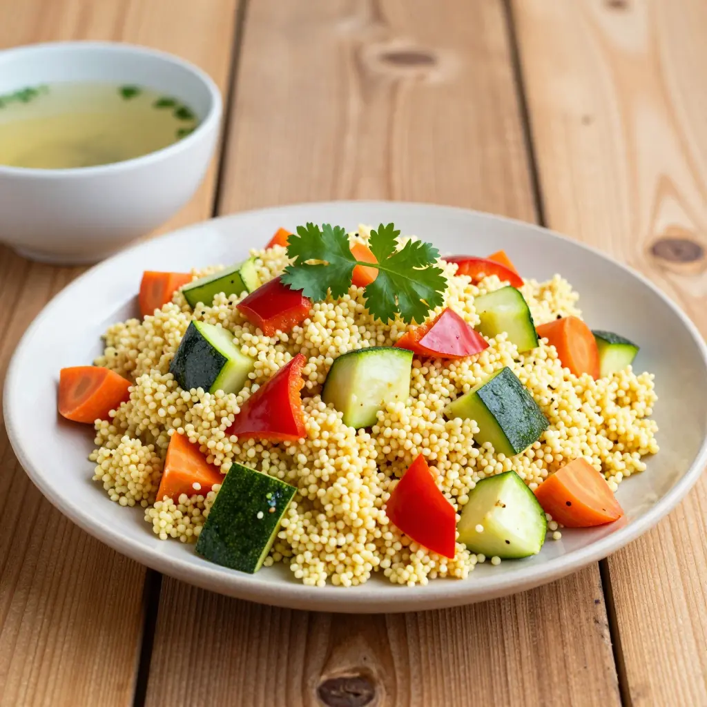 Nationalgericht Mauretanien: Kouskous aux légumes (Rezept)