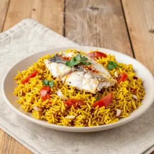 Nationalgericht Mauretanien: Riz au Poisson (Rezept)