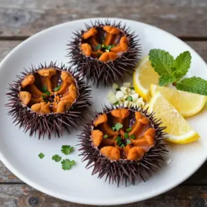 Nationalgericht Mauritius: Oursins à la Mauricienne (Rezept)