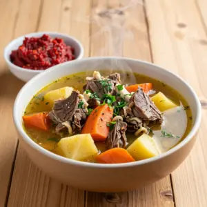 Nationalgericht Mazedonien: Jagnjeća Čorba (Rezept)