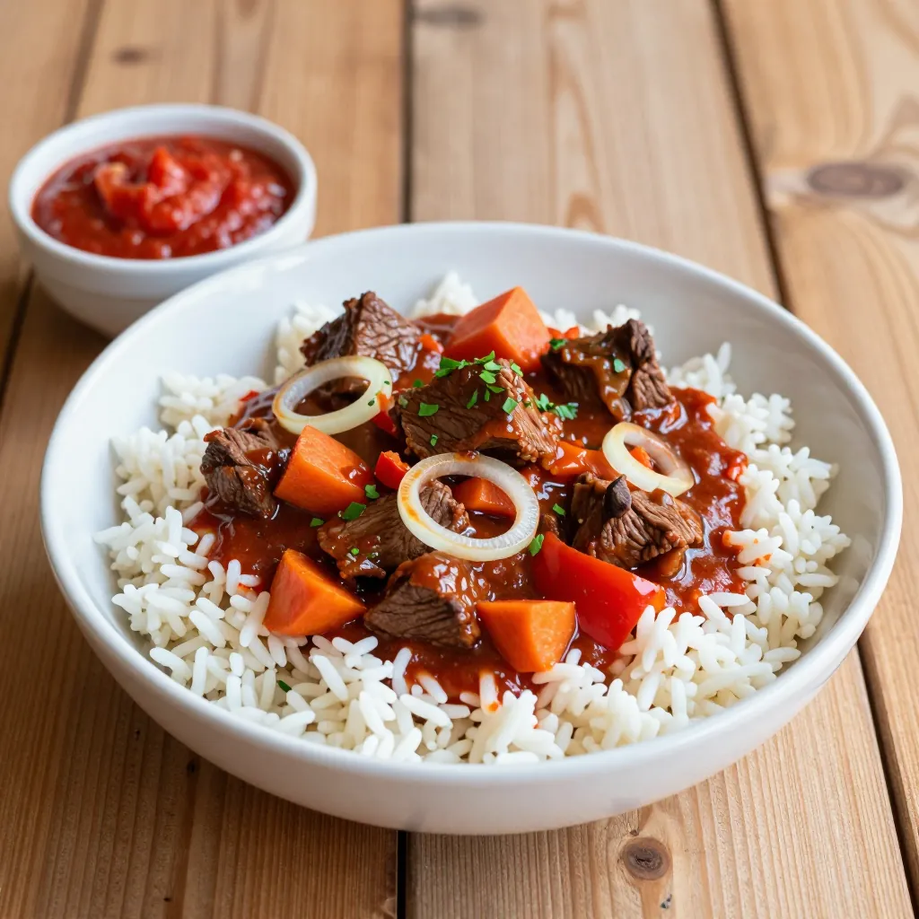 Nationalgericht Mazedonien: Pečeni Gulaš (Rezept)