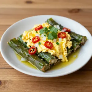 Nationalgericht Mexiko: Nopales con Huevo (Rezept)
