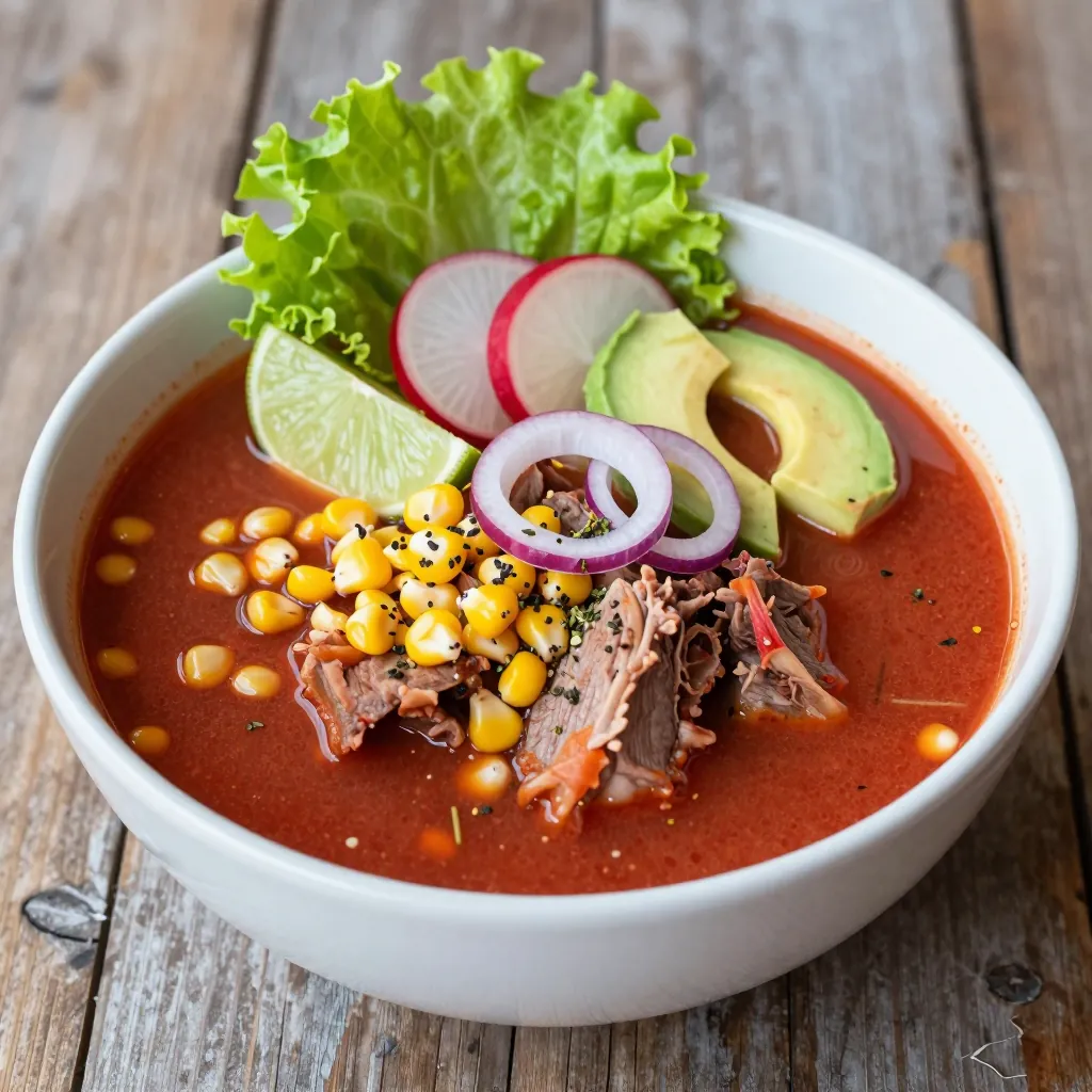 Nationalgericht Mexiko: Pozole Rojo (Rezept)