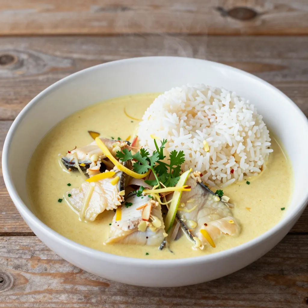 Nationalgericht Mikronesien: Coconut Fish Curry (Rezept)