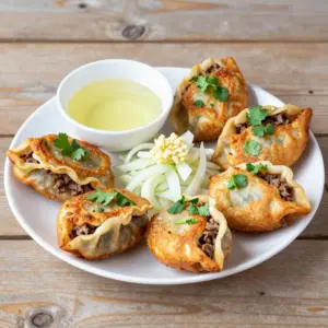Nationalgericht Mongolei: Khuushu (Rezept)