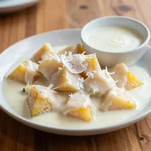 Nationalgericht Mosambik: Mandioca com Leite de Coco (Rezept)