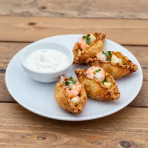 Nationalgericht Mosambik: Pastéis de Camarão (Rezept)