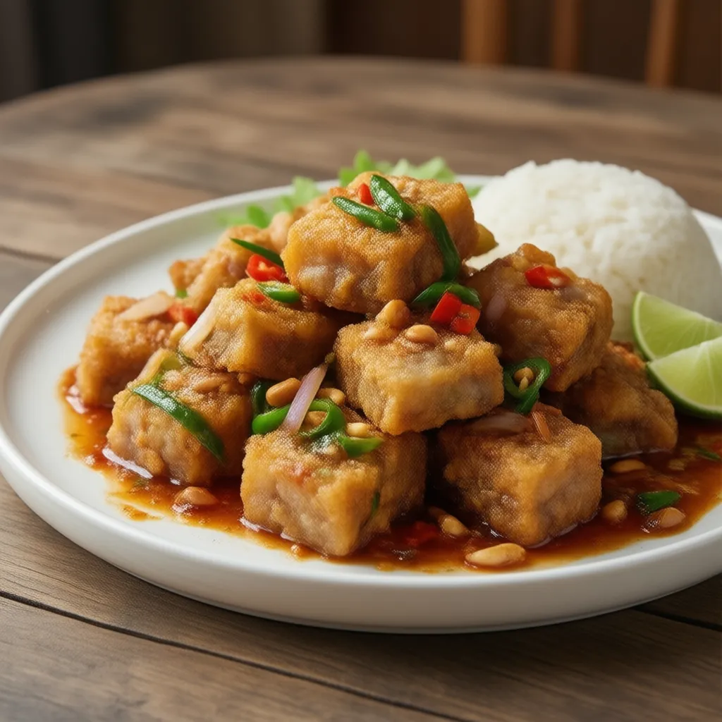 Nationalgericht Myanmar: Spicy Fried Fish (Rezept)