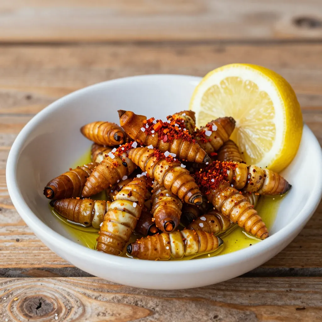 Nationalgericht Namibia: Mopane Worms (Rezept)