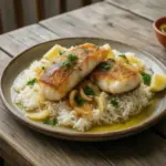 Nationalgericht Namibia: Namibischer Fisch mit Reis (Rezept) Nationalgericht Namibia: Namibischer Fisch mit Reis (Rezept)